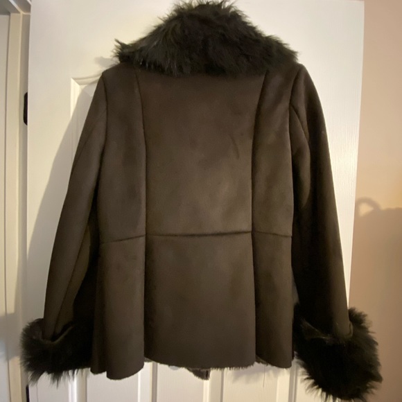 Dk Brown Peck & Peck Womens Coat - Picture 2 of 5